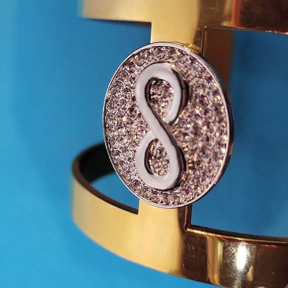 Gemm Gold Bangle - Picture 10 of 11
